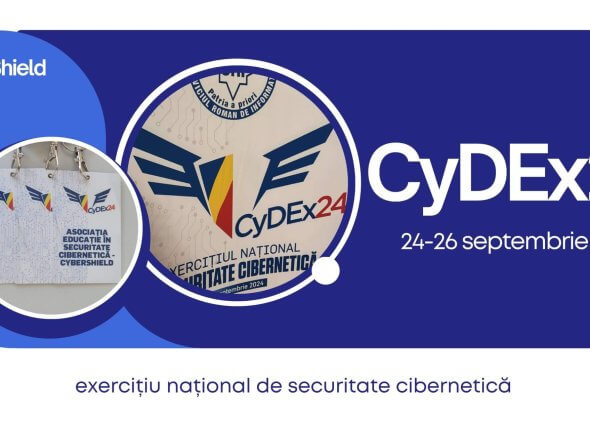 CyDEx24, SRI, exercitiu securitate, CyberShield - cursuri online, securitate cibernetica, siguranta online, cybersecurity, cyber security, CyberSkill, iosub, tineri, profesori, parinti